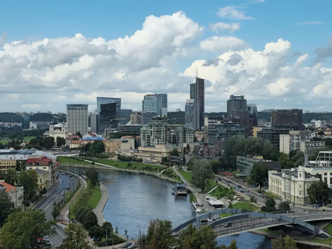 Vilnius prie Neries – miesto panorama